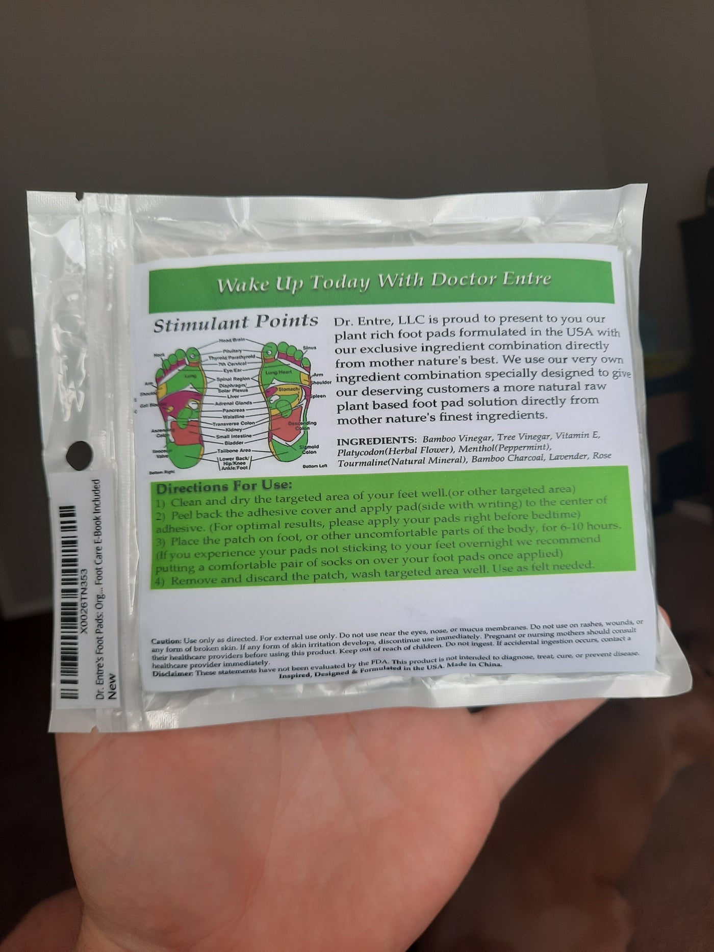 Dr. Entre's Foot Pads: Premium Lavender & Rose Foot Patches for Relaxation | 90 Pack